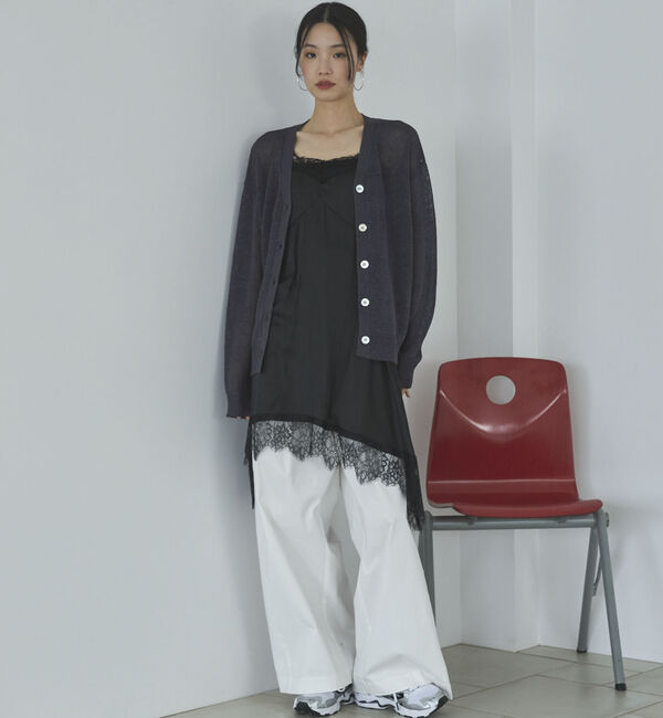 Doux archives「ペーパーヤーンカシュクールカーディガン」|カーディガン|