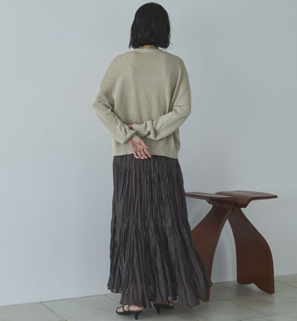 Doux archives「ペーパーヤーンカシュクールカーディガン」|カーディガン|