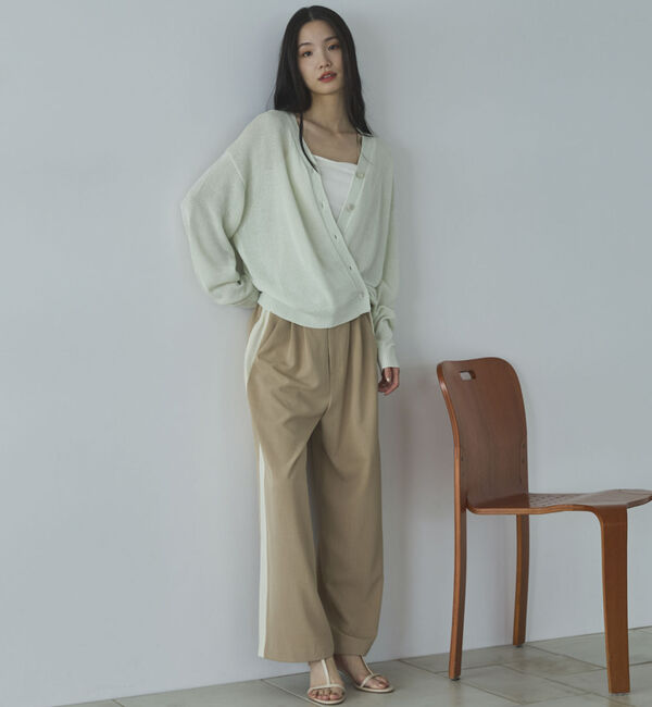 Doux archives「ペーパーヤーンカシュクールカーディガン」|カーディガン|