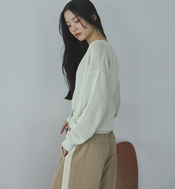 Doux archives「ペーパーヤーンカシュクールカーディガン」|カーディガン|