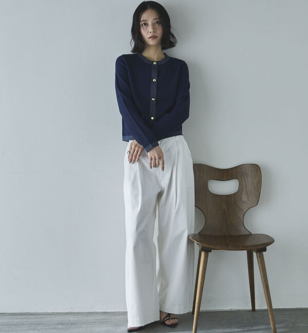 Doux archives「ラメ配色ニットカーディガン」|カーディガン|