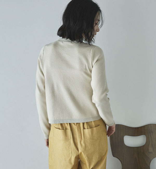 Doux archives「ラメ配色ニットカーディガン」|カーディガン|