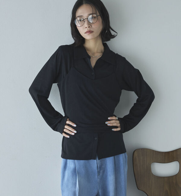 Doux archives「キャミＳＥＴアンサンブルカーディガン」|カーディガン|