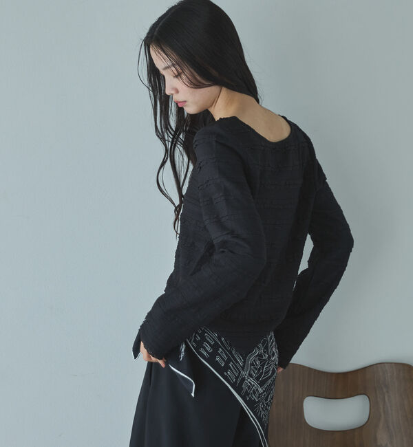 Doux archives「２ＷＡＹフリルカットソーカーディガン」|Tシャツ・カットソー|