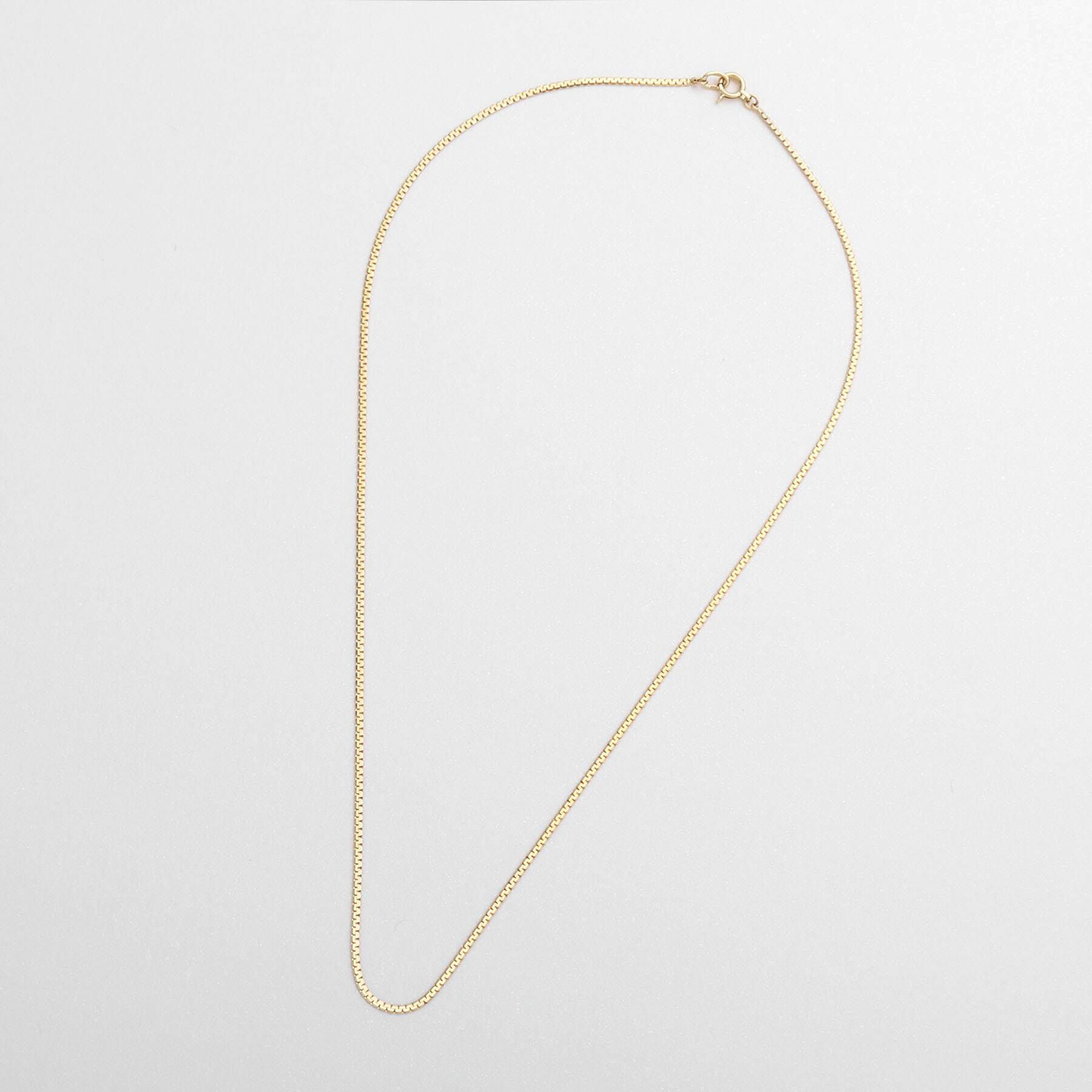 COCOSHNIK「K18ベネチアンフラット ネックレス」|ネックレス|