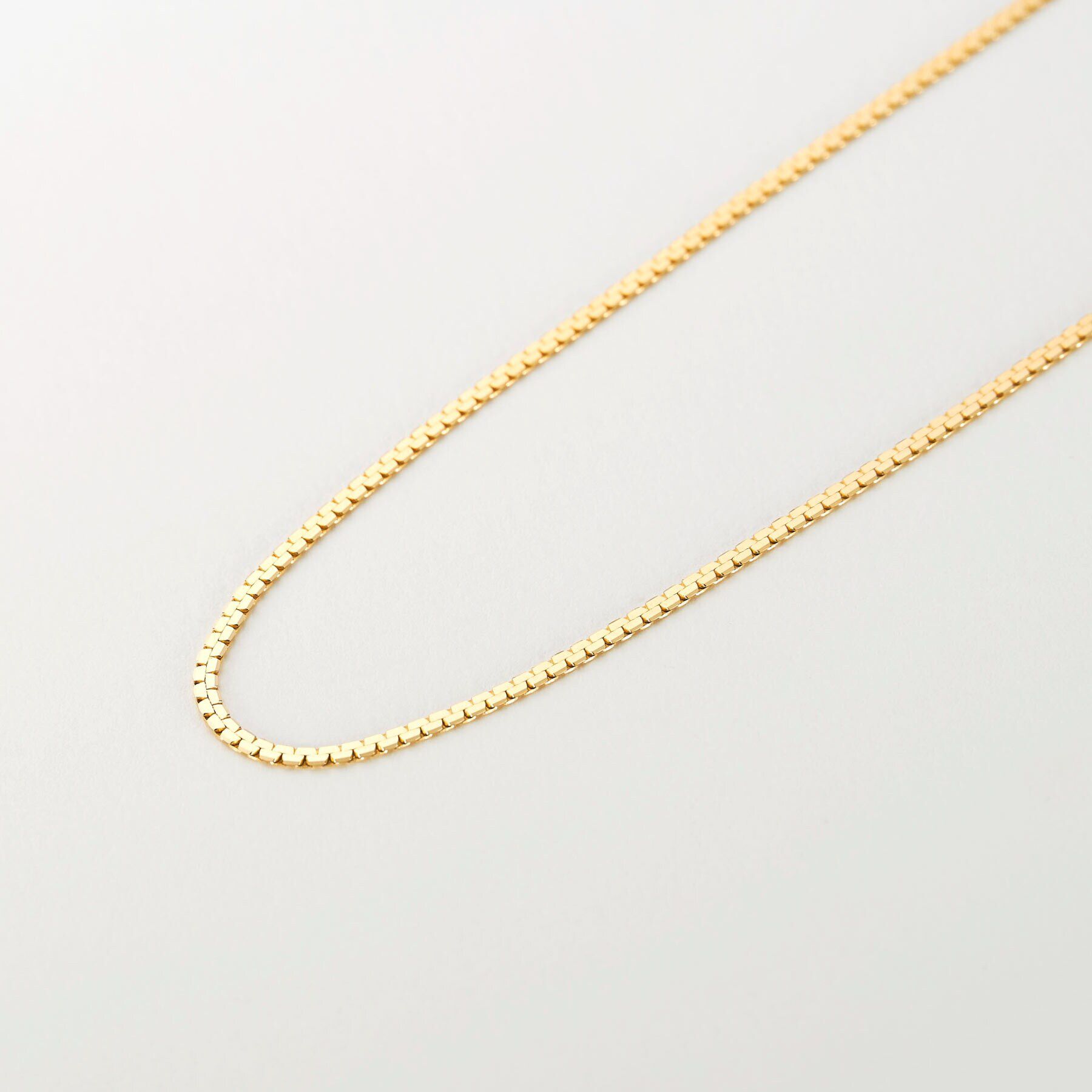 COCOSHNIK「K10スーパーベネフラット ネックレス」|ネックレス|