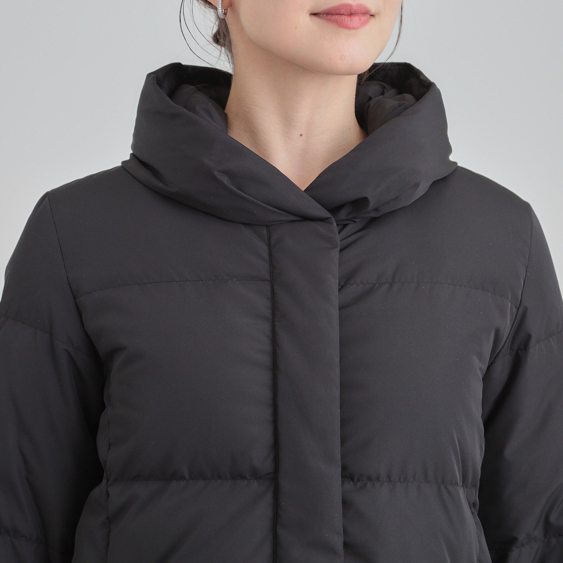 SHOO･LA･RUE「【撥水/洗える】ショートフーディーダウン」|ダウン|