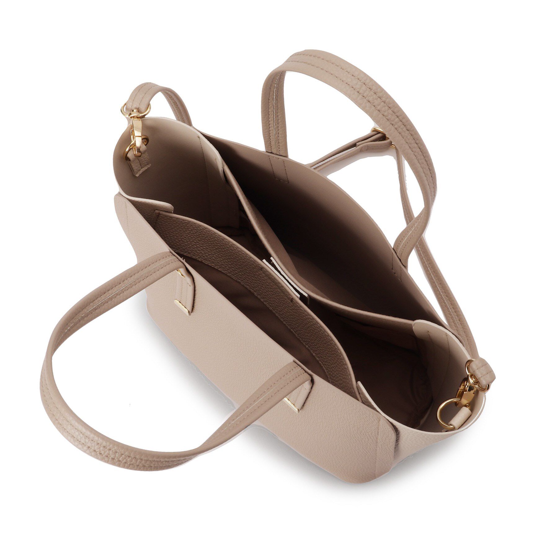 SHOO･LA･RUE「【軽量/2WAY】ハンドル金具 配色トートバッグ」|トートバッグ|