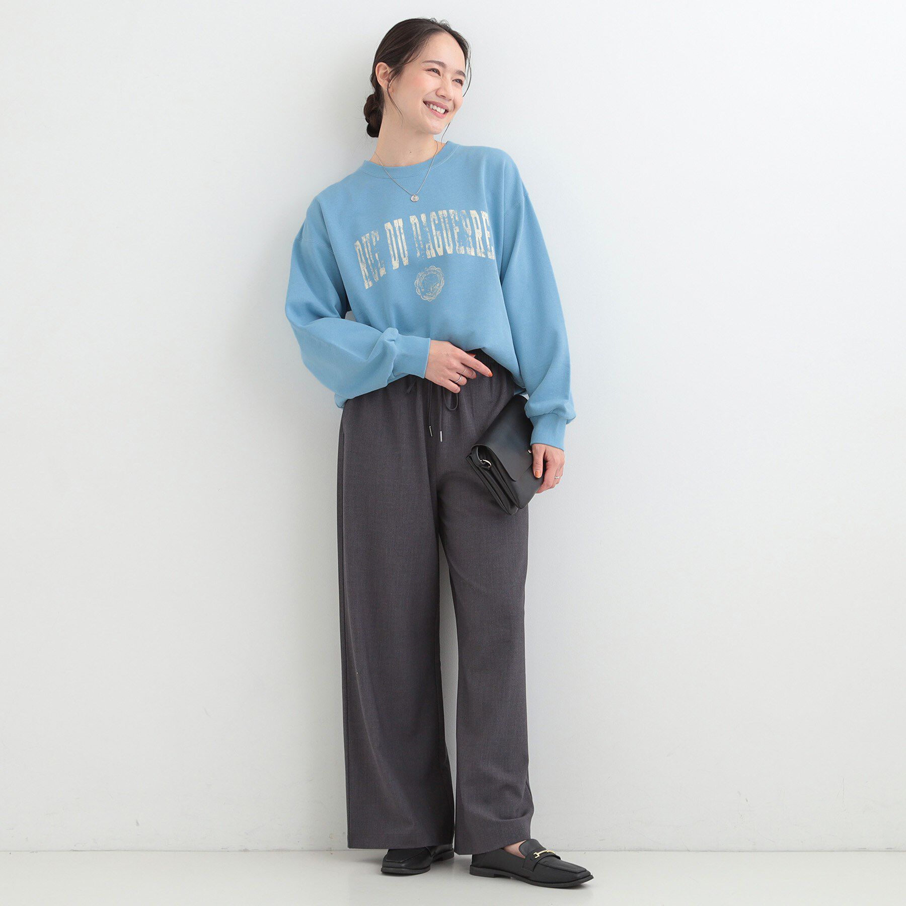 SHOO･LA･RUE「【綿100%/洗濯機可/S-LL】選べる4柄　プリントアソートスウェット」|パーカー|