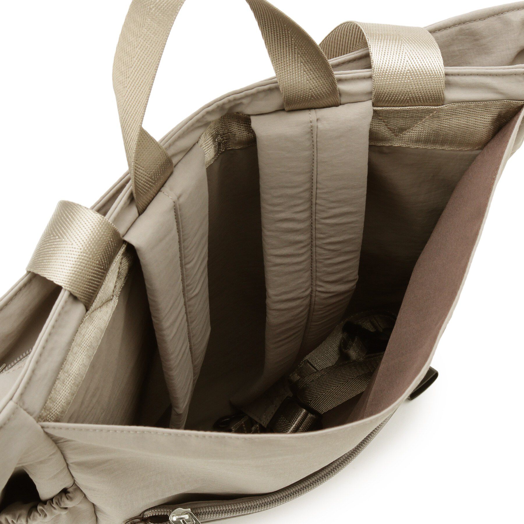 SHOO･LA･RUE「【撥水/2WAY/キャリーオン】トートにもなる スクエアリュック」|リュック|