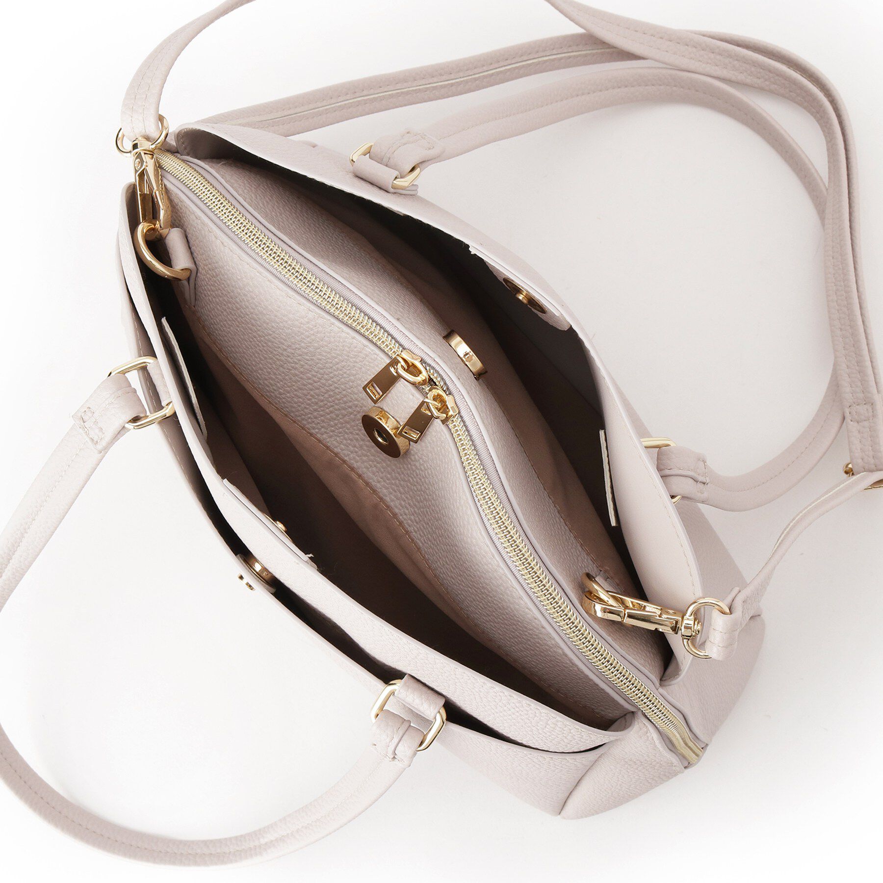 SHOO･LA･RUE「【軽量/2WAY】ロングハンドル ラウンドトートバッグ」|トートバッグ|