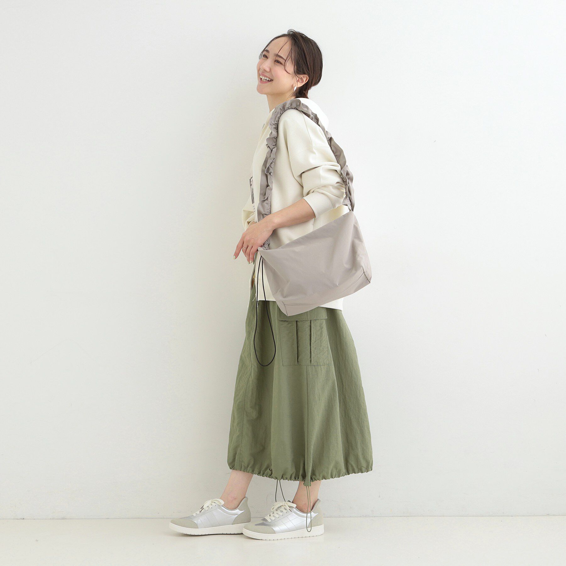 SHOO･LA･RUE「【撥水】ドロストギャザーショルダーバッグ」|ショルダー・メッセンジャー|