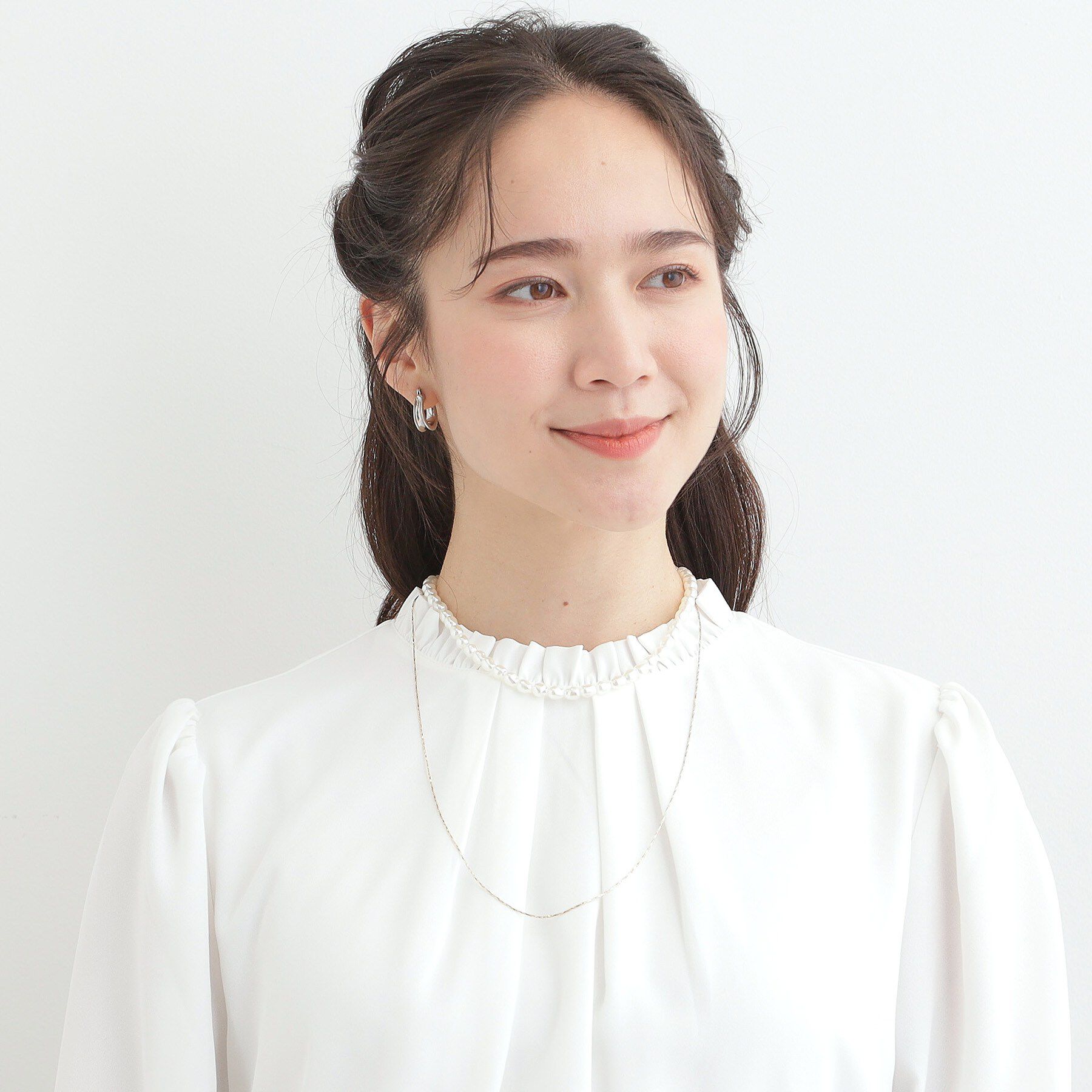 SHOO･LA･RUE「【3WAY】フェイクパールネックレス」|ネックレス|