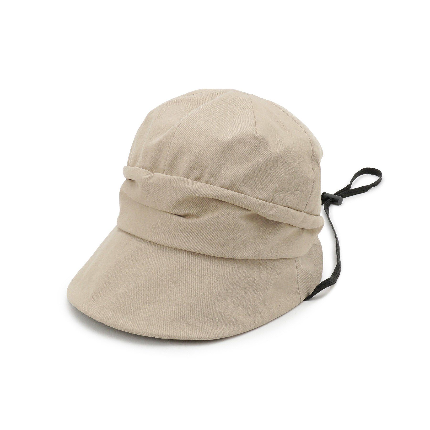 SHOO･LA･RUE「顔回りすっぽりキャスケット」|キャップ・キャスケット|ベージュ(052)