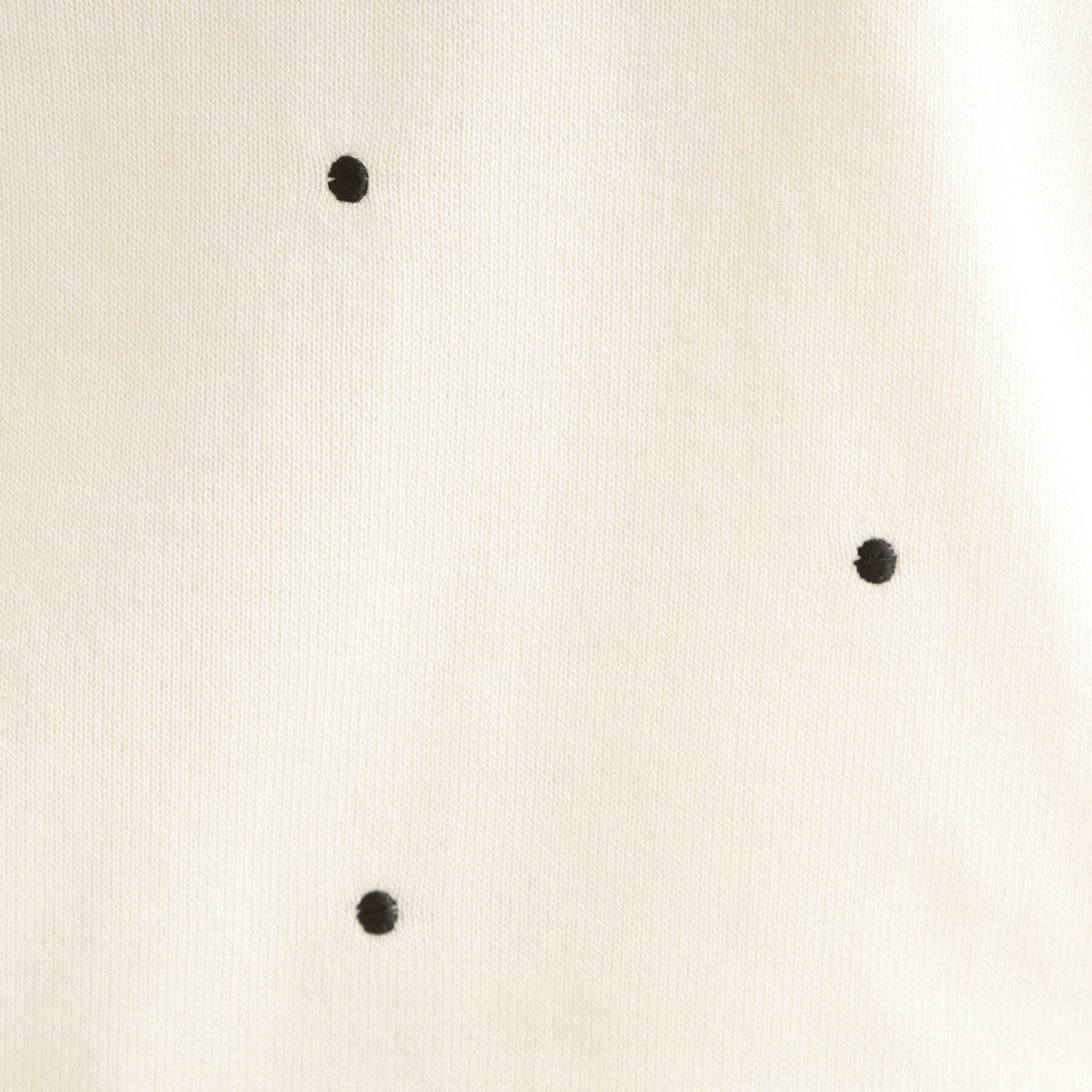 SHOO･LA･RUE「【S-LL/二の腕カバー】品よく隠せる　ドット刺繍5分袖ニット」|ニット・セーター|