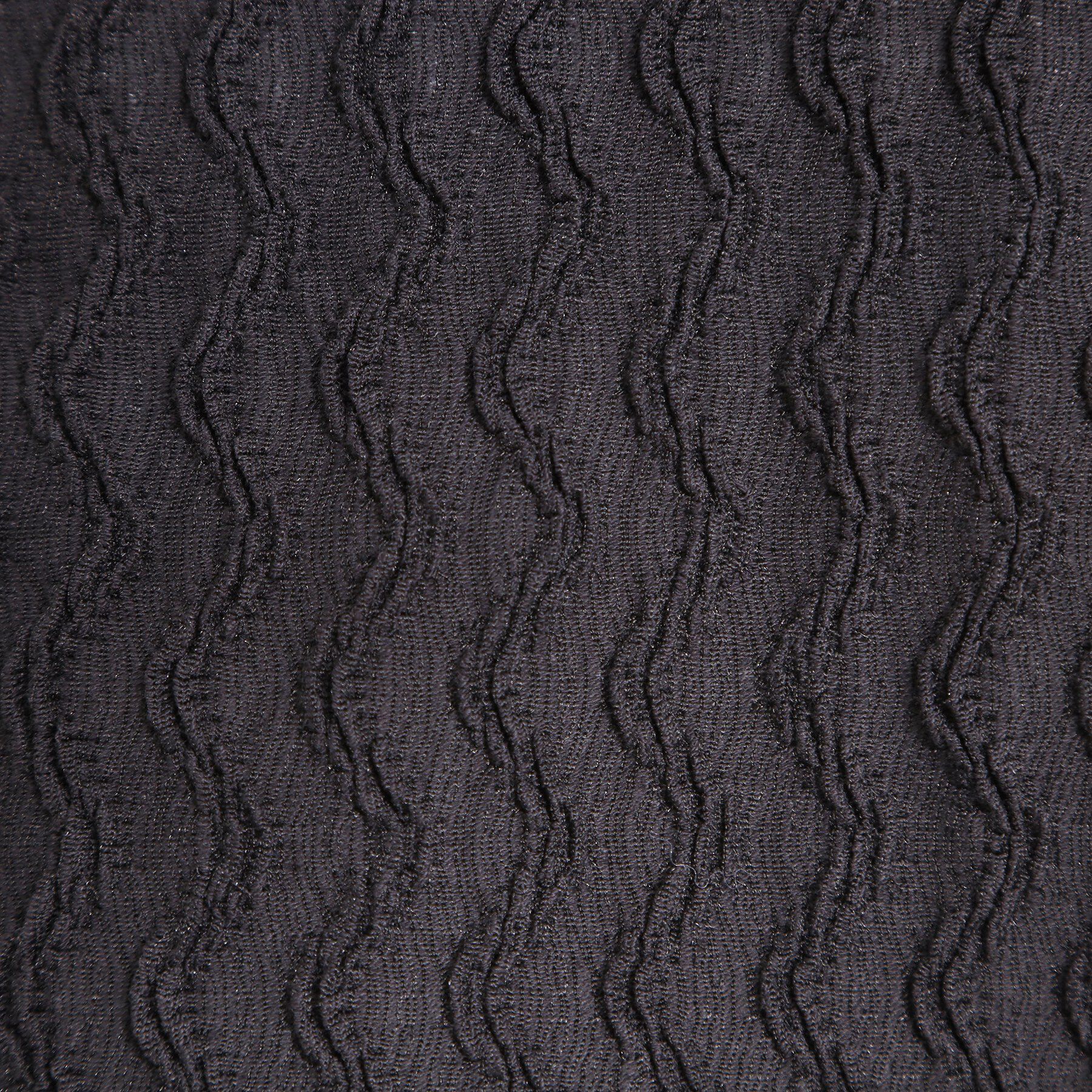 SHOO･LA･RUE「【洗濯機可/S-LL】ウェーブ柄ジャカード パフスリーブトップス」|Tシャツ・カットソー|