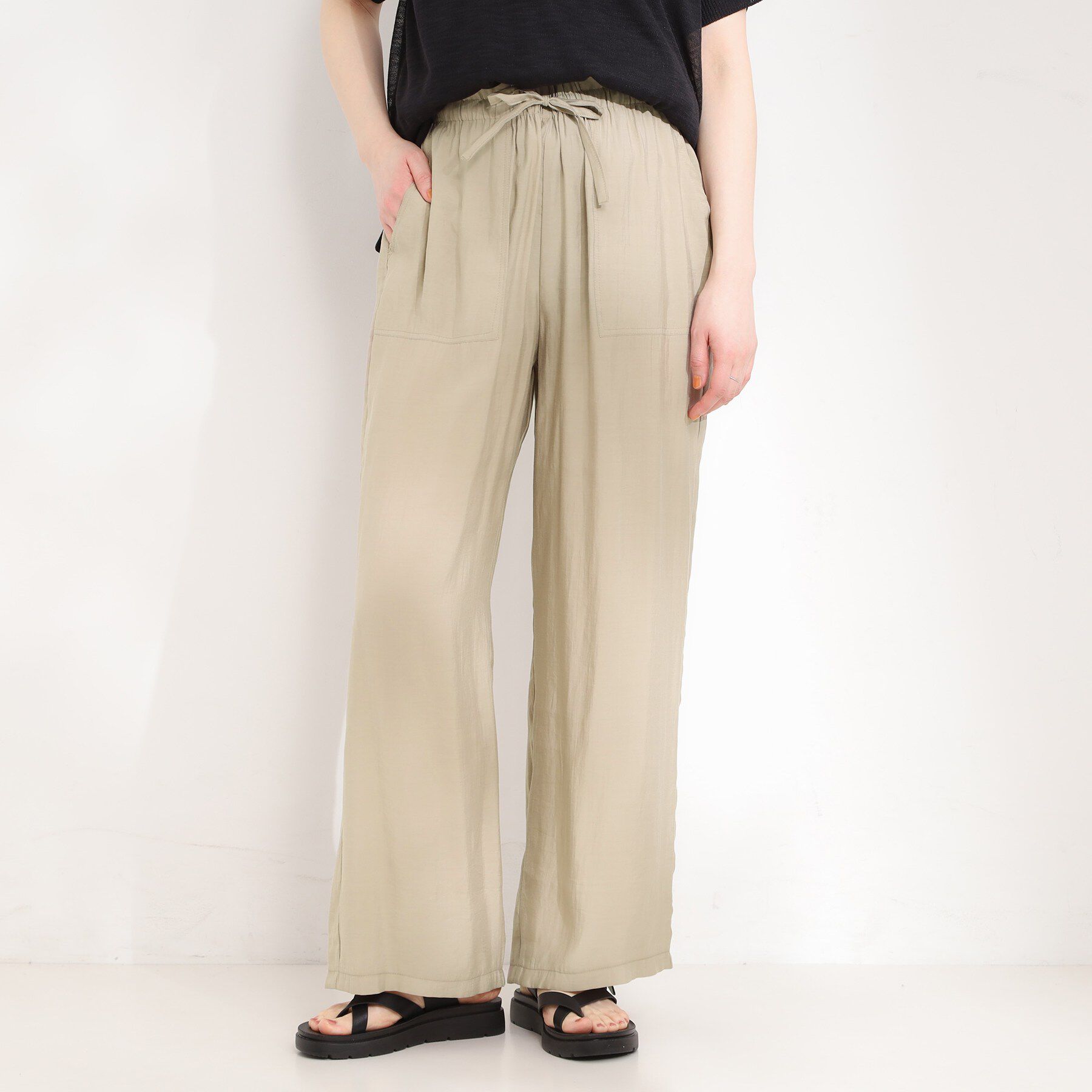 SHOO･LA･RUE「【洗濯機可/S-LL】イージーベイカーパンツ」|その他|