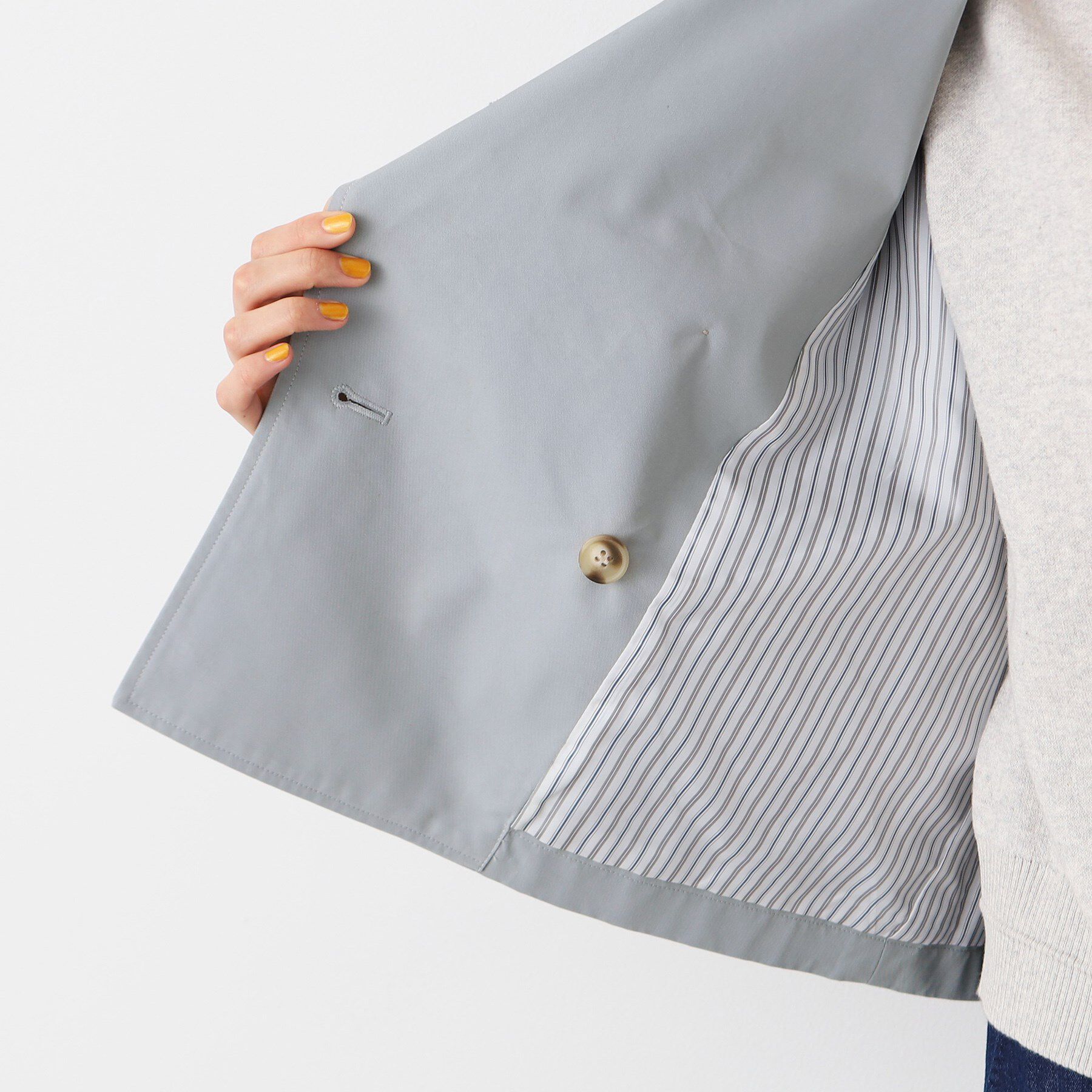 Dessin「【洗える】ショートトレンチジャケット」|テーラードジャケット|