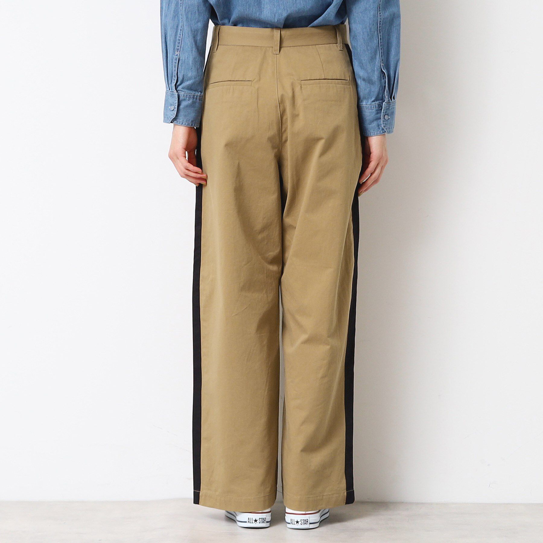 Dessin「【洗える】サイドライン入りワイドパンツ（S～L）」|その他|