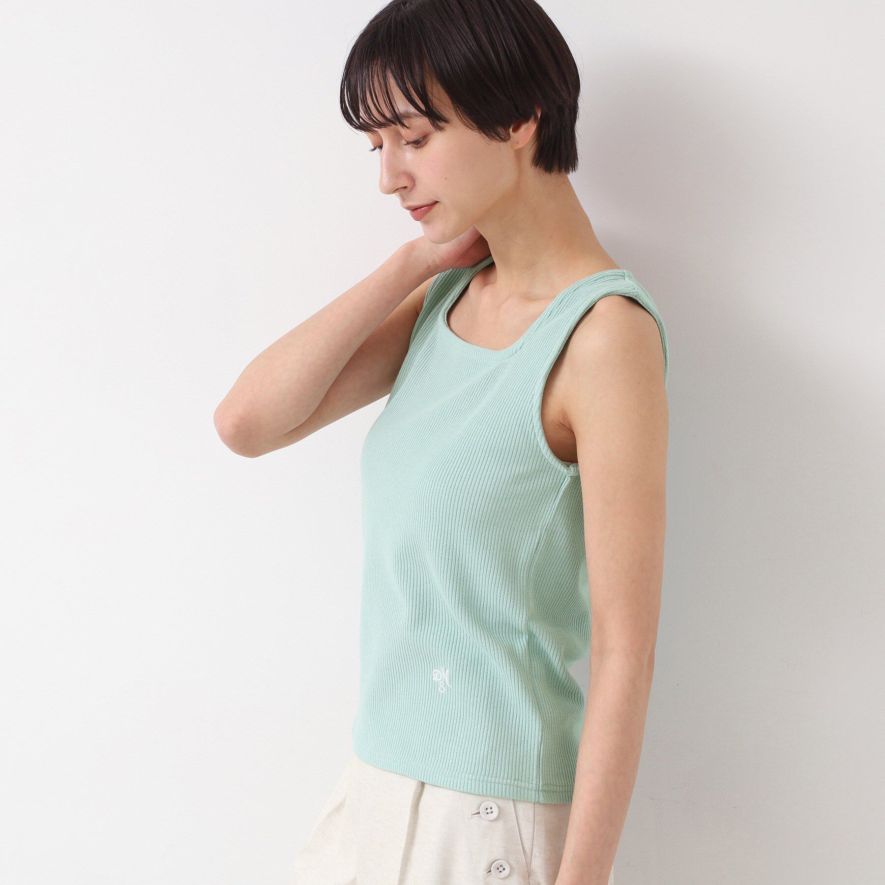 Dessin「【洗える】スクエアタンク」|キャミソール|
