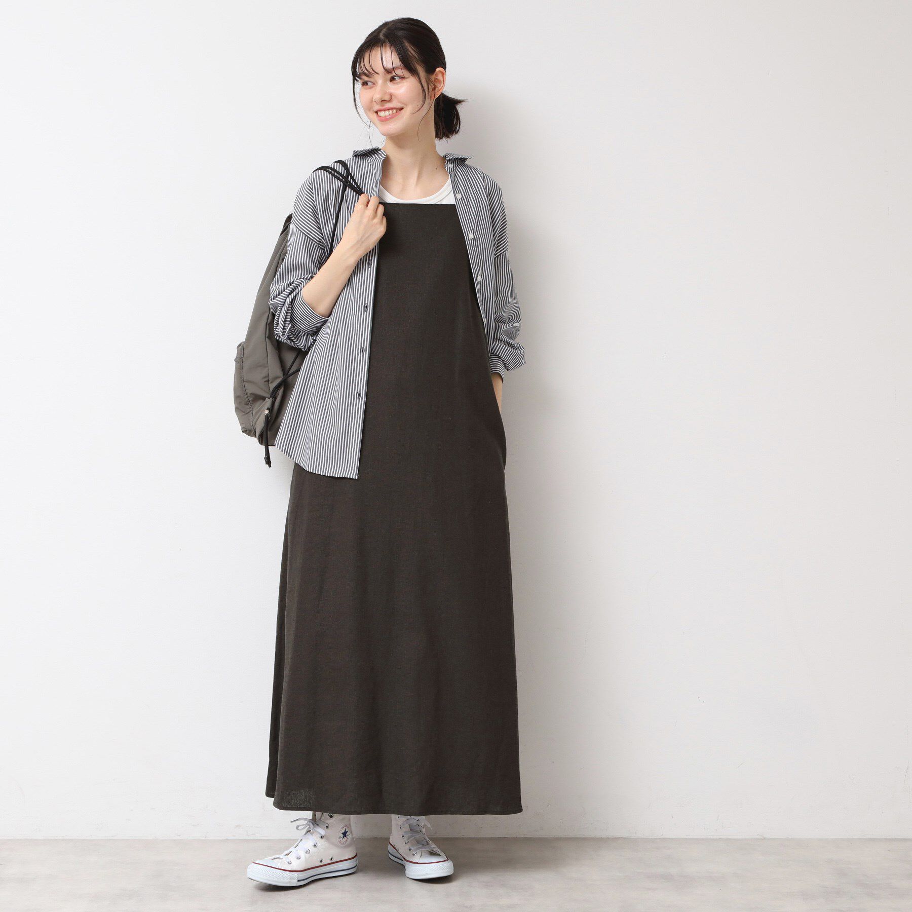 Dessin「【洗える】テントラインジャンパースカート」|ワンピース|