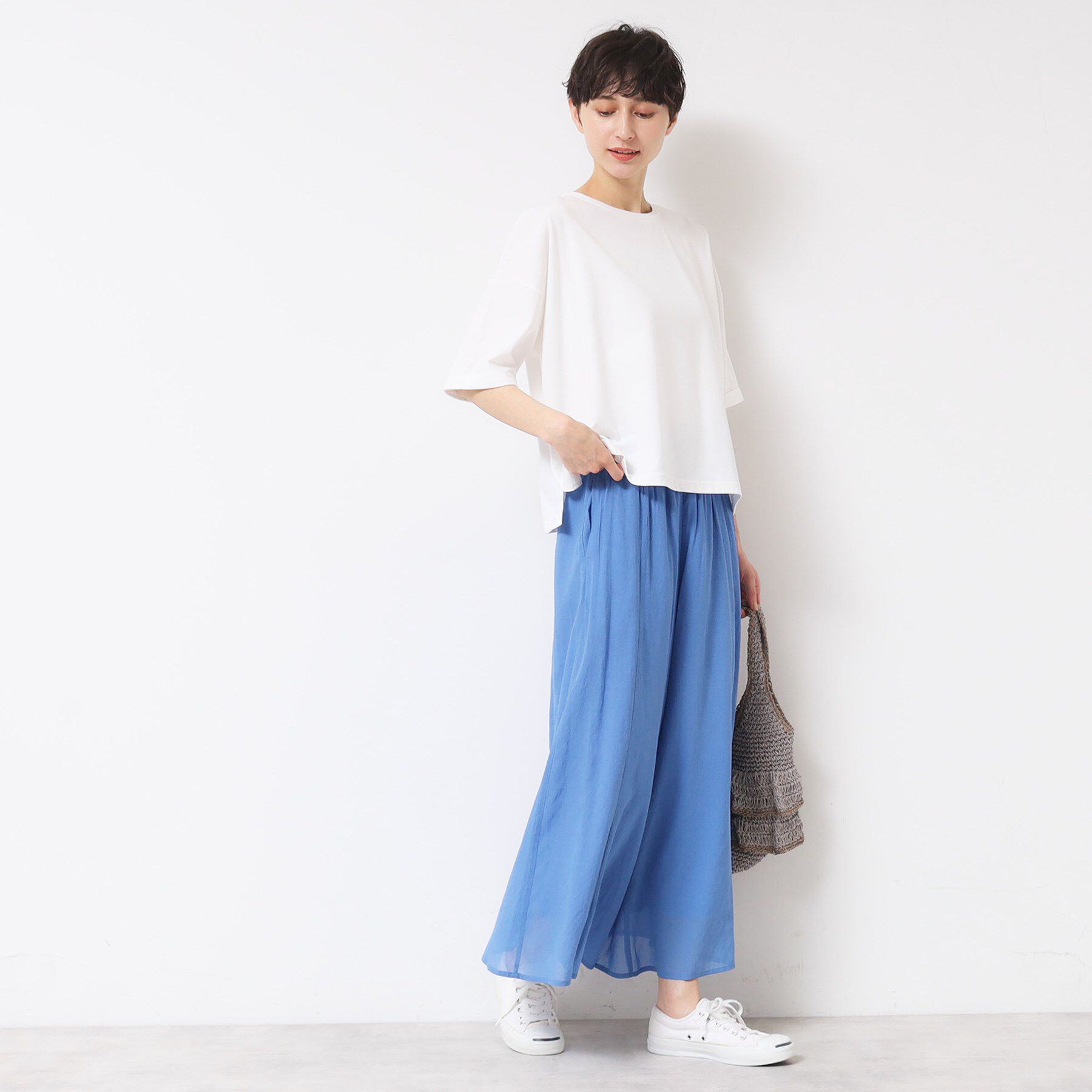 Dessin「【ウエストゴム・洗える】リラクシーパンツ」|その他|