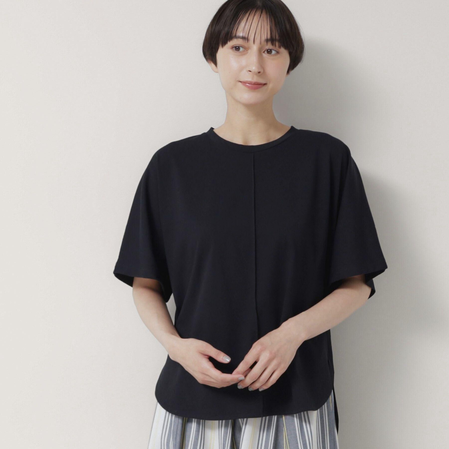 Dessin「【洗える】フレアカットソー」|Tシャツ・カットソー|ブラック(019)