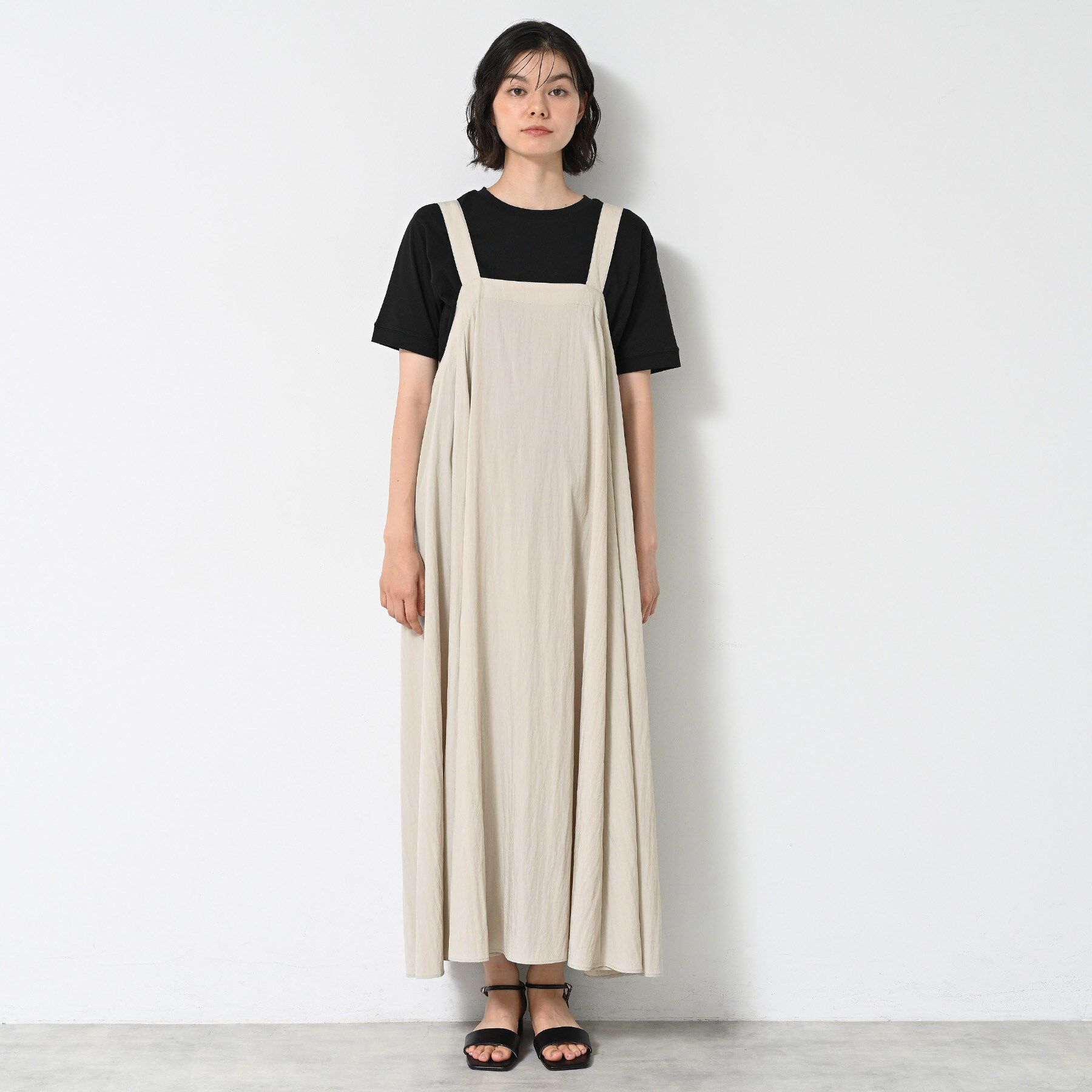 Dessin「【洗える】ナイロンジャンパースカート」|ワンピース|