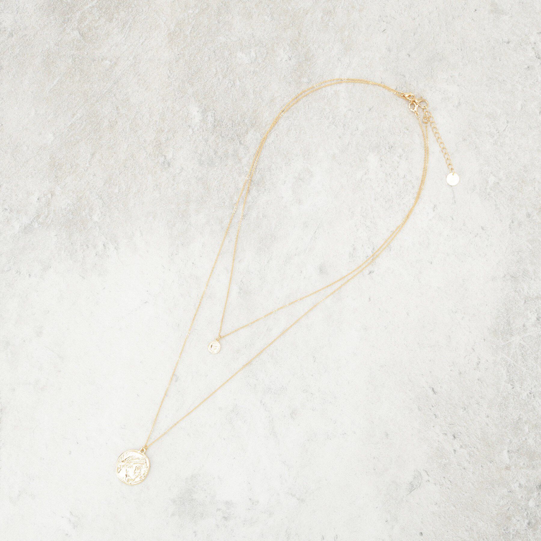 Dessin「【3way】コインモチーフ2連ネックレス」|ネックレス|