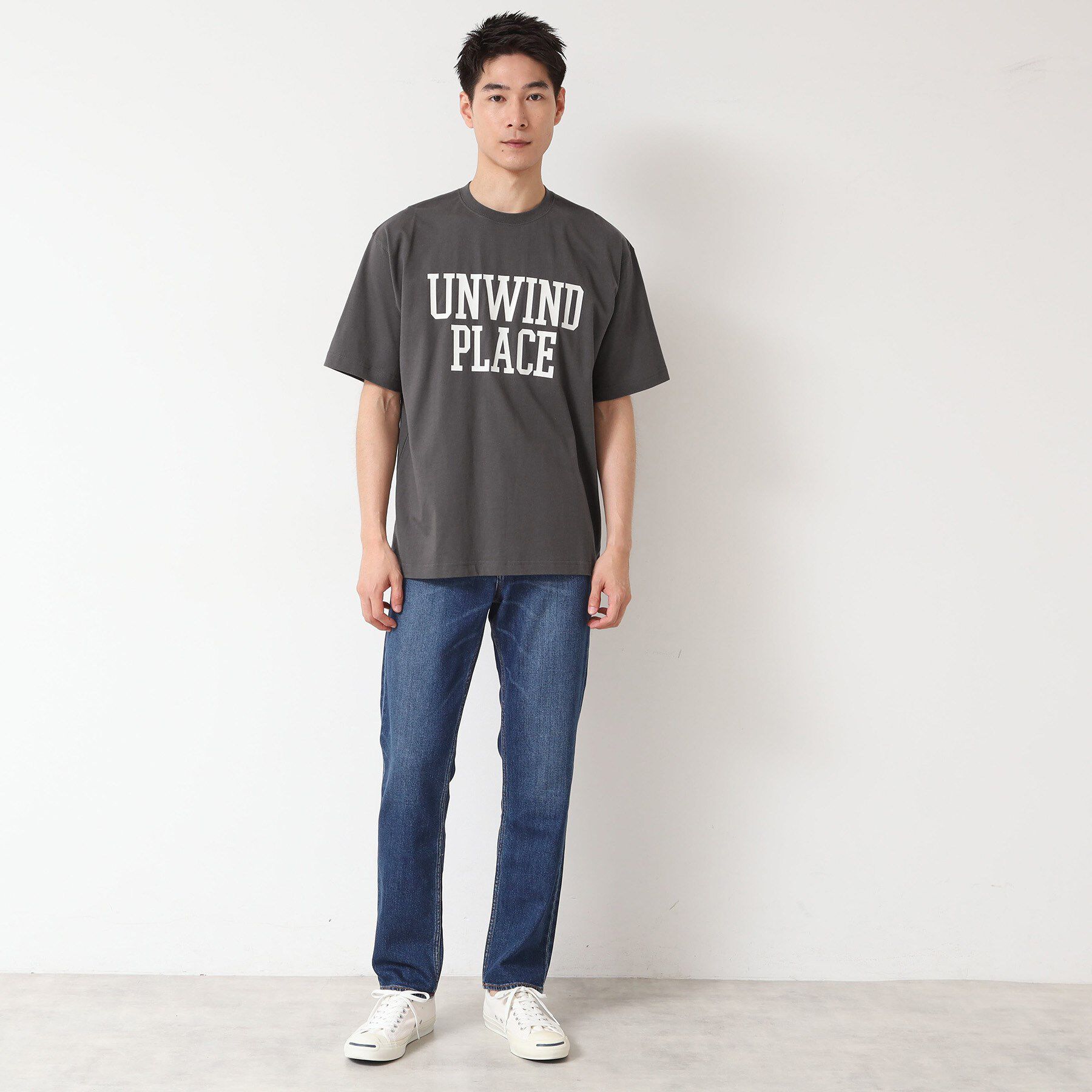 Dessin「【洗える】オーガニックコットン ロゴプリントTシャツ」|Tシャツ・カットソー|