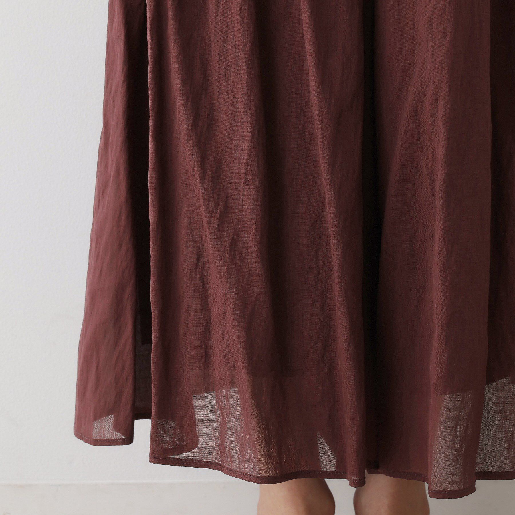 Dessin「【ウエストゴム/洗える】シアーエアリーパンツ」|その他|