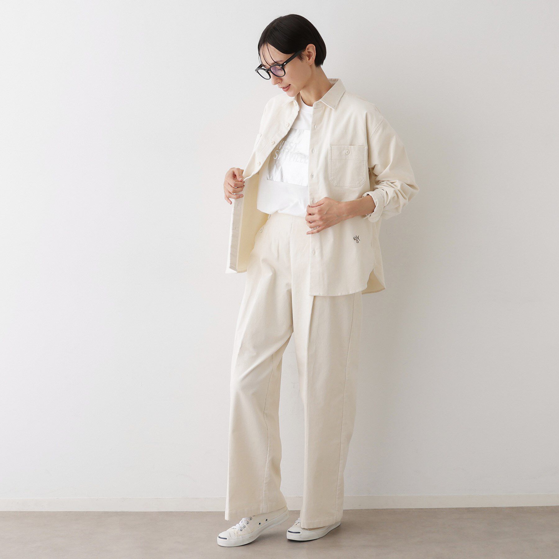 Dessin「【セットアップ可・洗える】マリンコーデュロイパンツ」|その他|