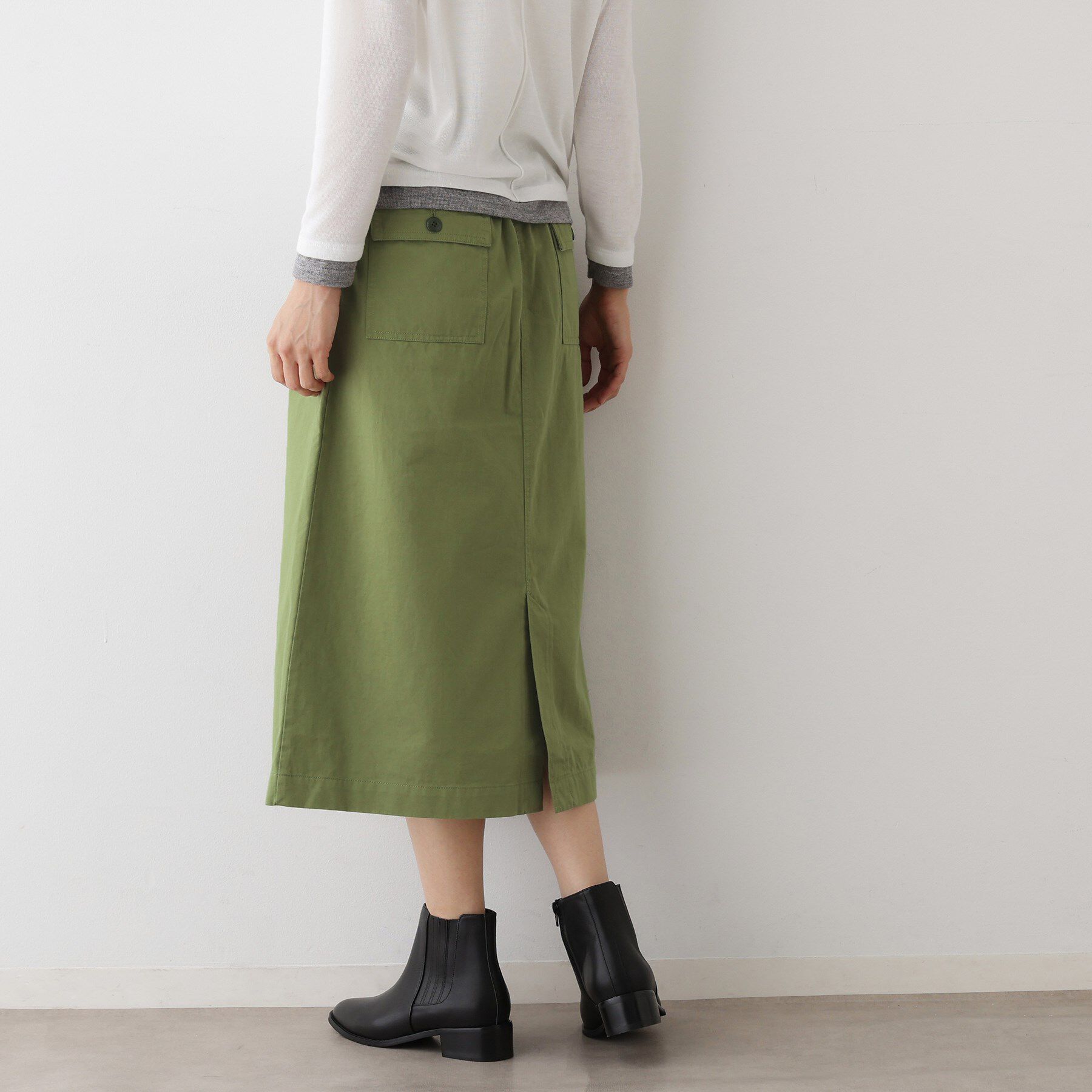 Dessin「【洗える】ベイカーポケットワークスカート」|スカート|