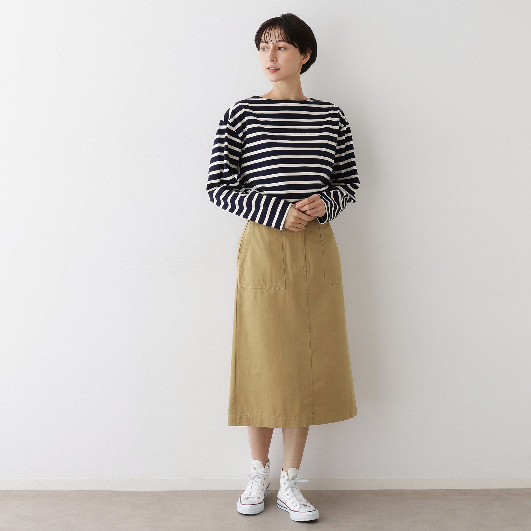 Dessin「【洗える】ベイカーポケットワークスカート」|スカート|