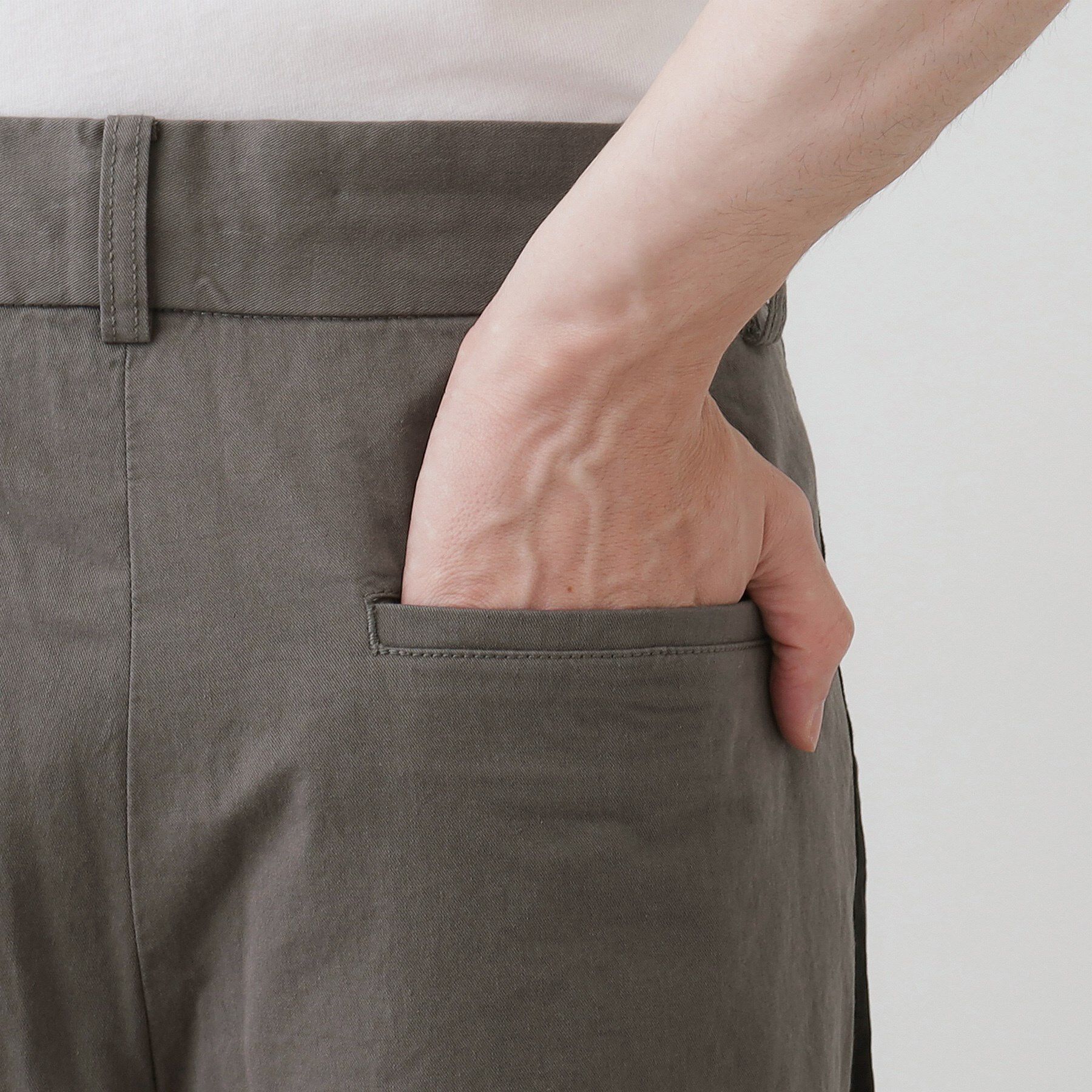 Dessin「【洗える】コットンツイルサイドライン入りパンツ」|その他|