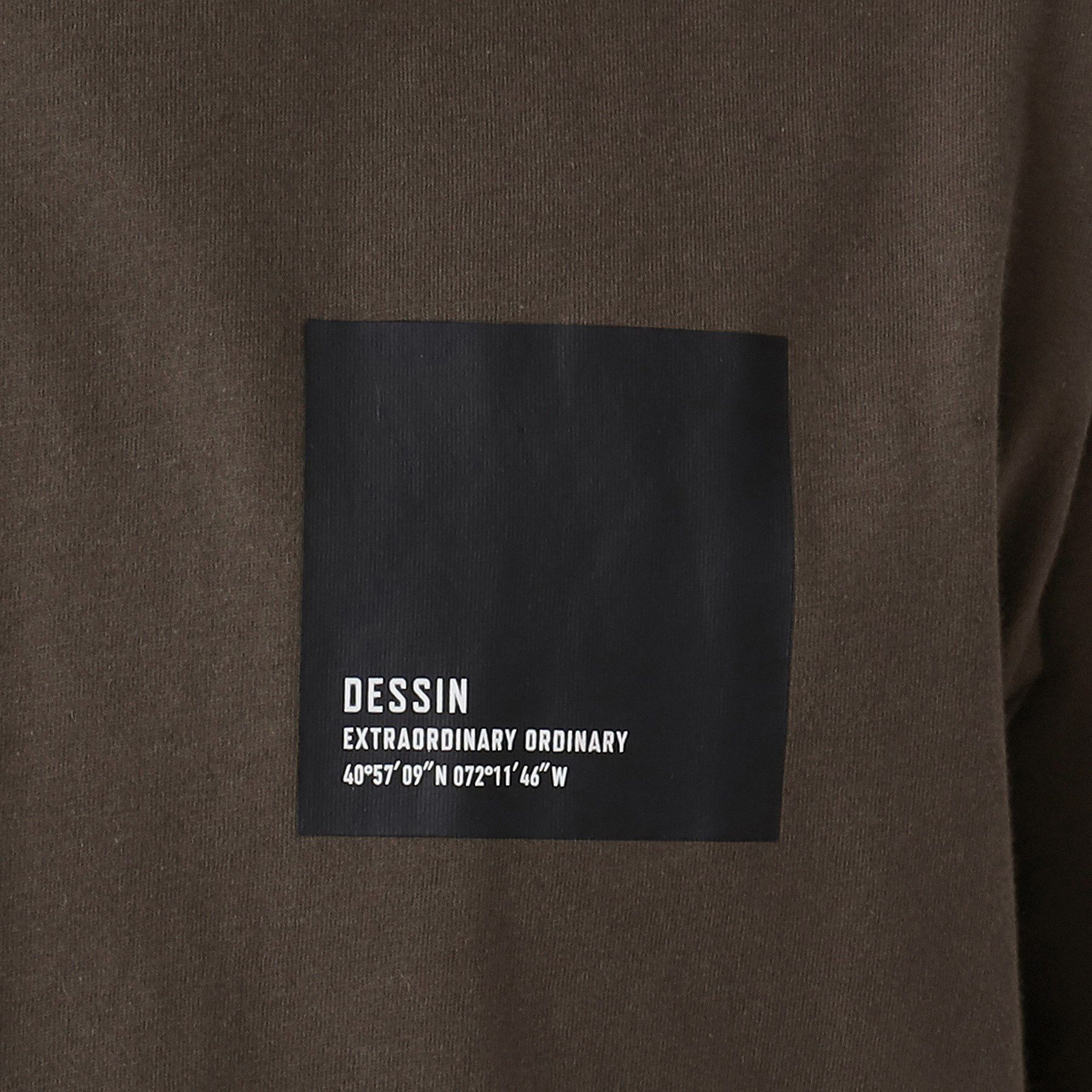 Dessin「【洗える】オーガニックコットンロゴ入り半袖Tシャツ」|Tシャツ・カットソー|