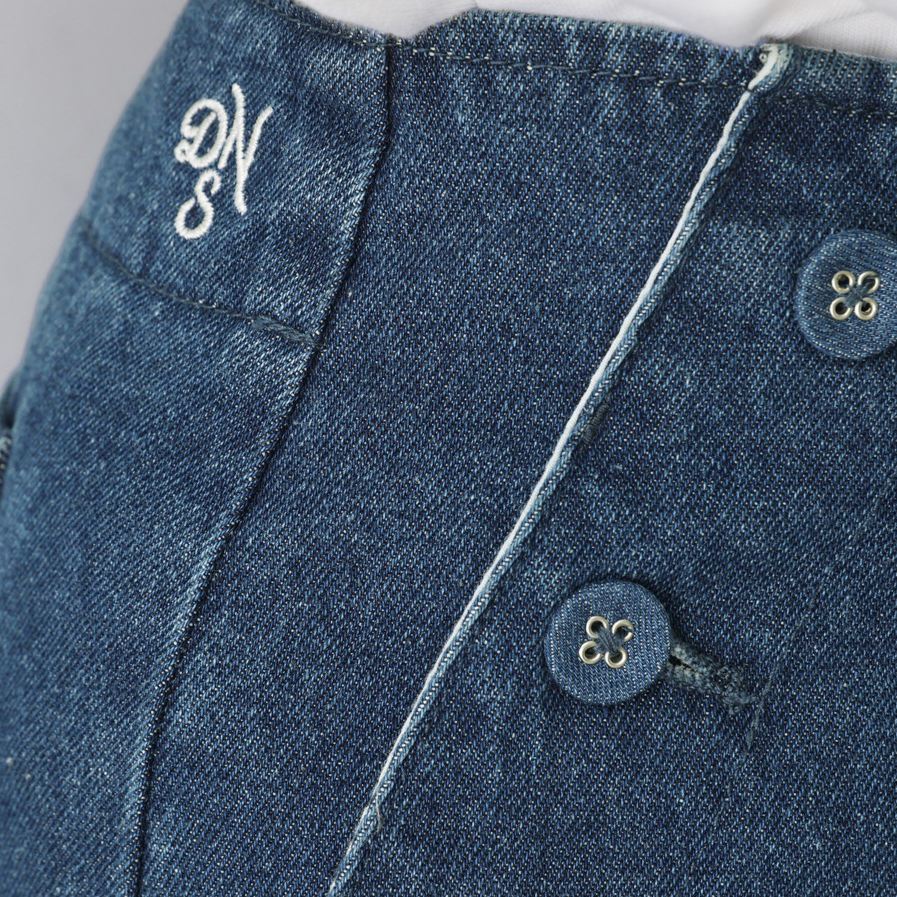 Dessin「【洗える】マリンデニムパンツ」|デニム|