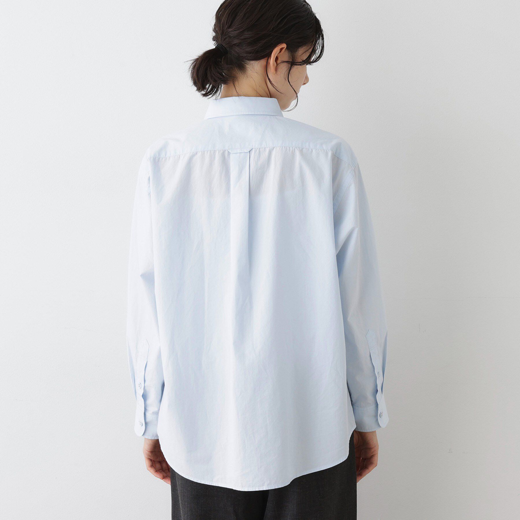 Dessin「【ユニセックス/洗える】コットンブロードシャツ」|シャツ・ブラウス|