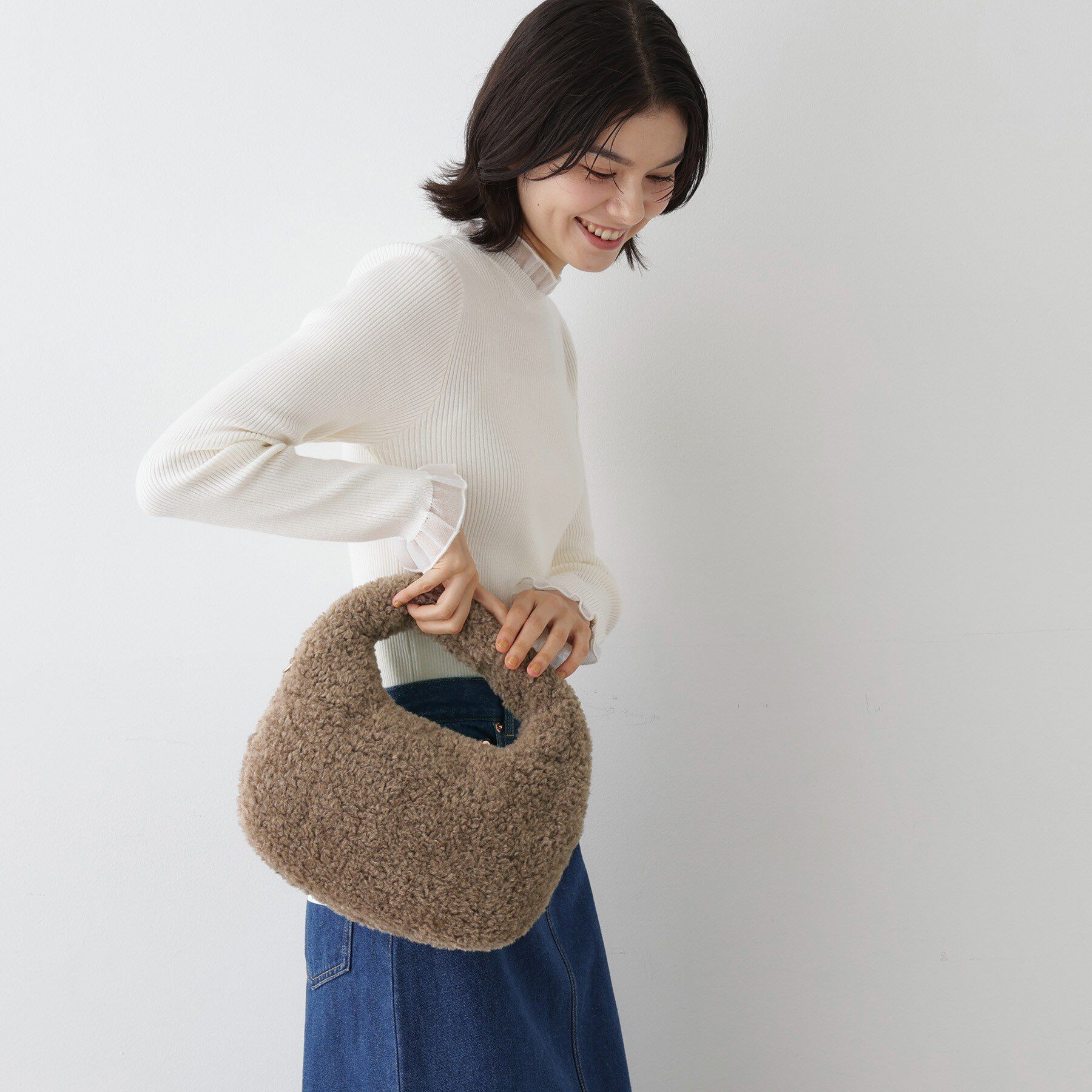 Dessin「【2WAY・軽量】ボアBAG」|ショルダー・メッセンジャー|