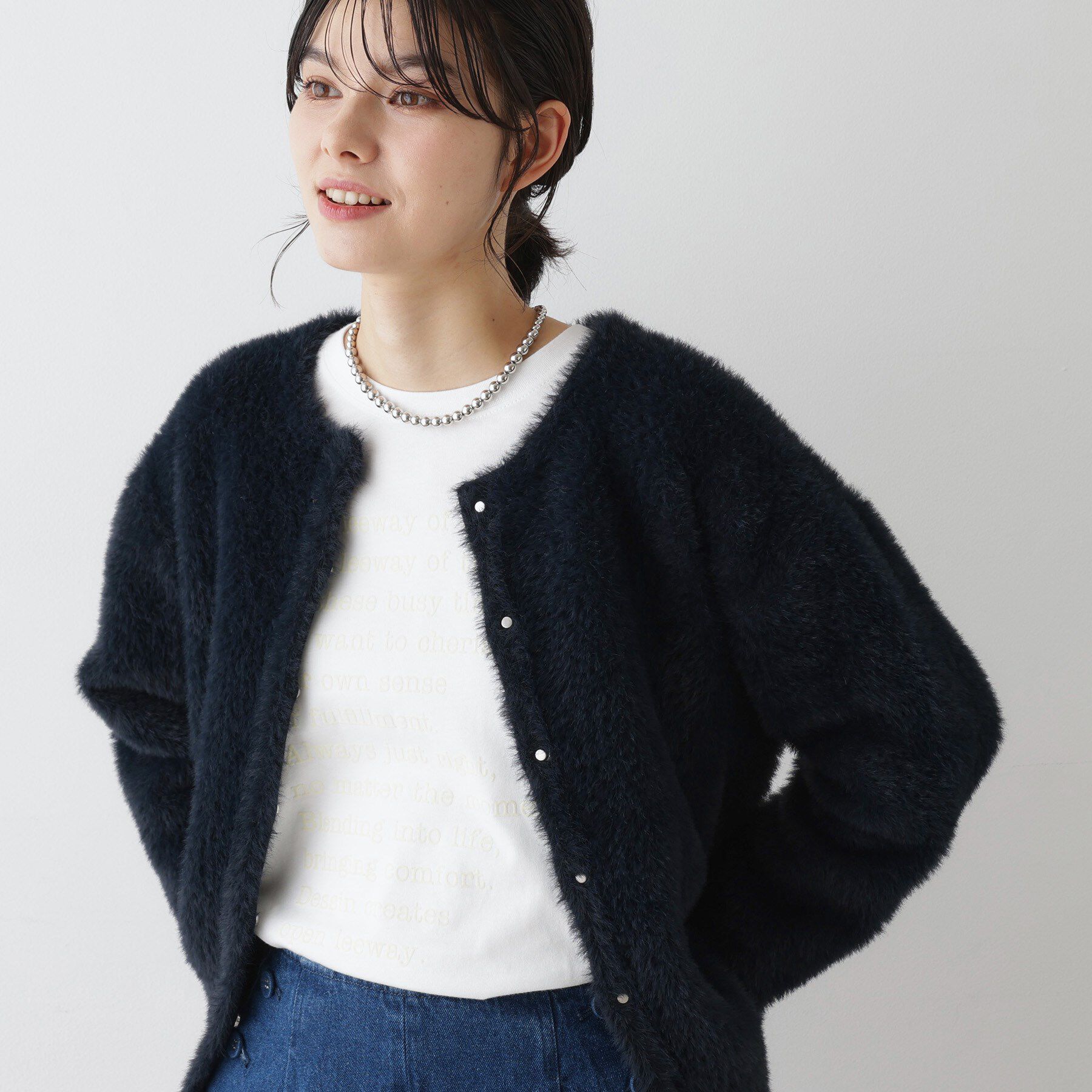 Dessin「【洗える】シャギーカーディガン」|カーディガン|