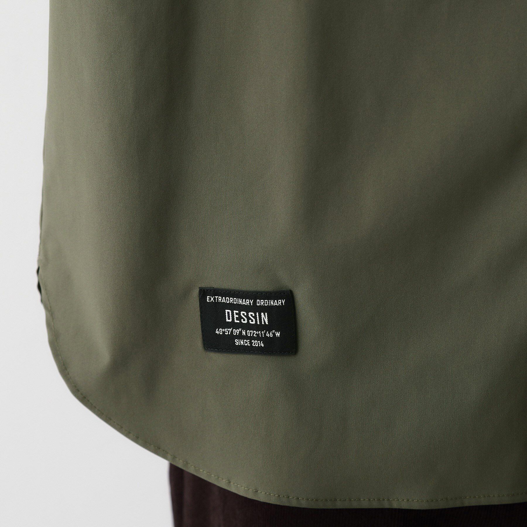 Dessin「【撥水・洗える】プラドットボタンシャツ」|シャツ・ブラウス|