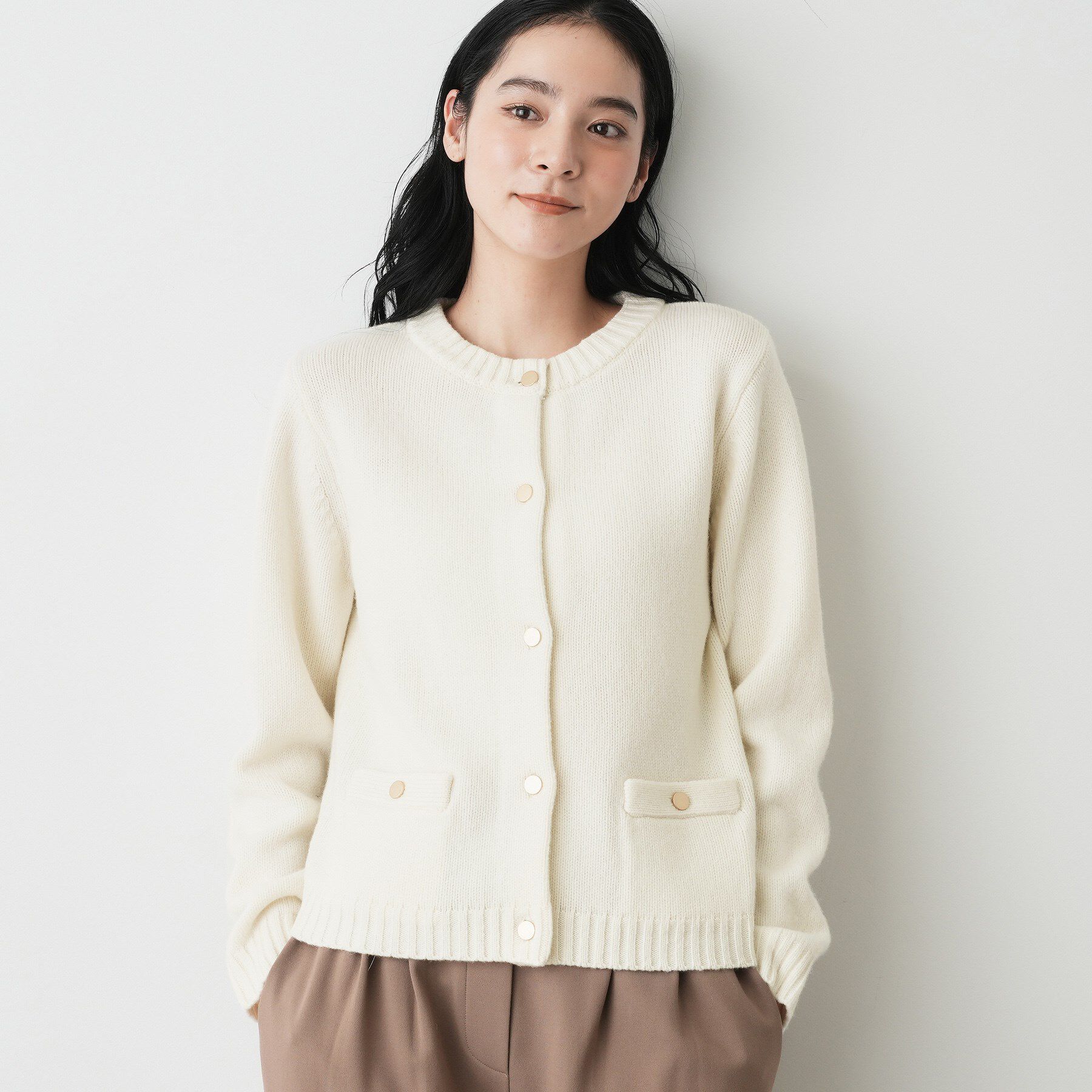 Dessin「ウールカシミヤカーディガン」|カーディガン|