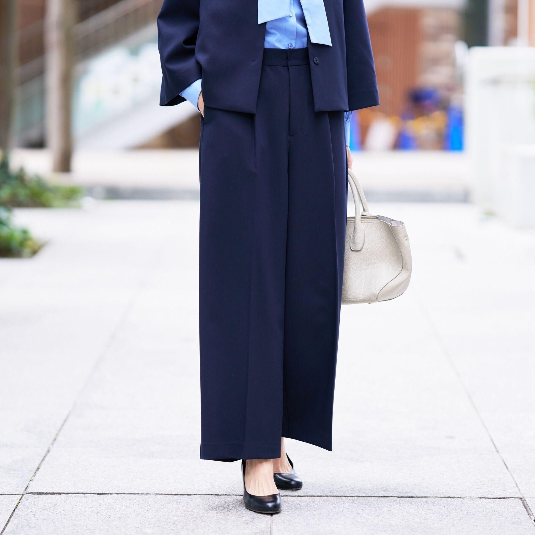 Dessin「【セットアップ可能/洗える】ダブルクロスワイドパンツ」|その他|