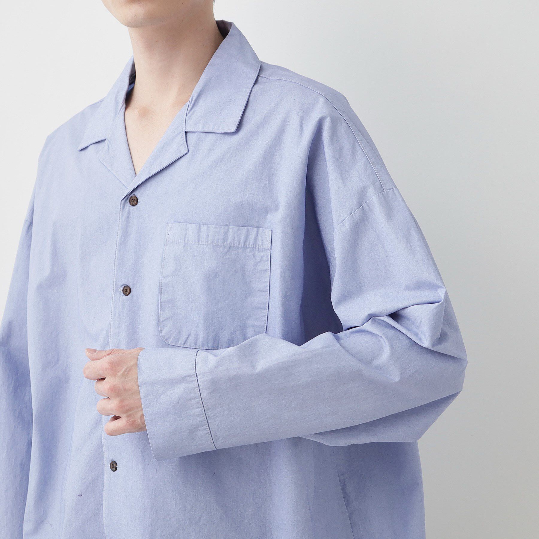 Dessin「【洗える】ピグメントコットンシャツ」|シャツ・ブラウス|