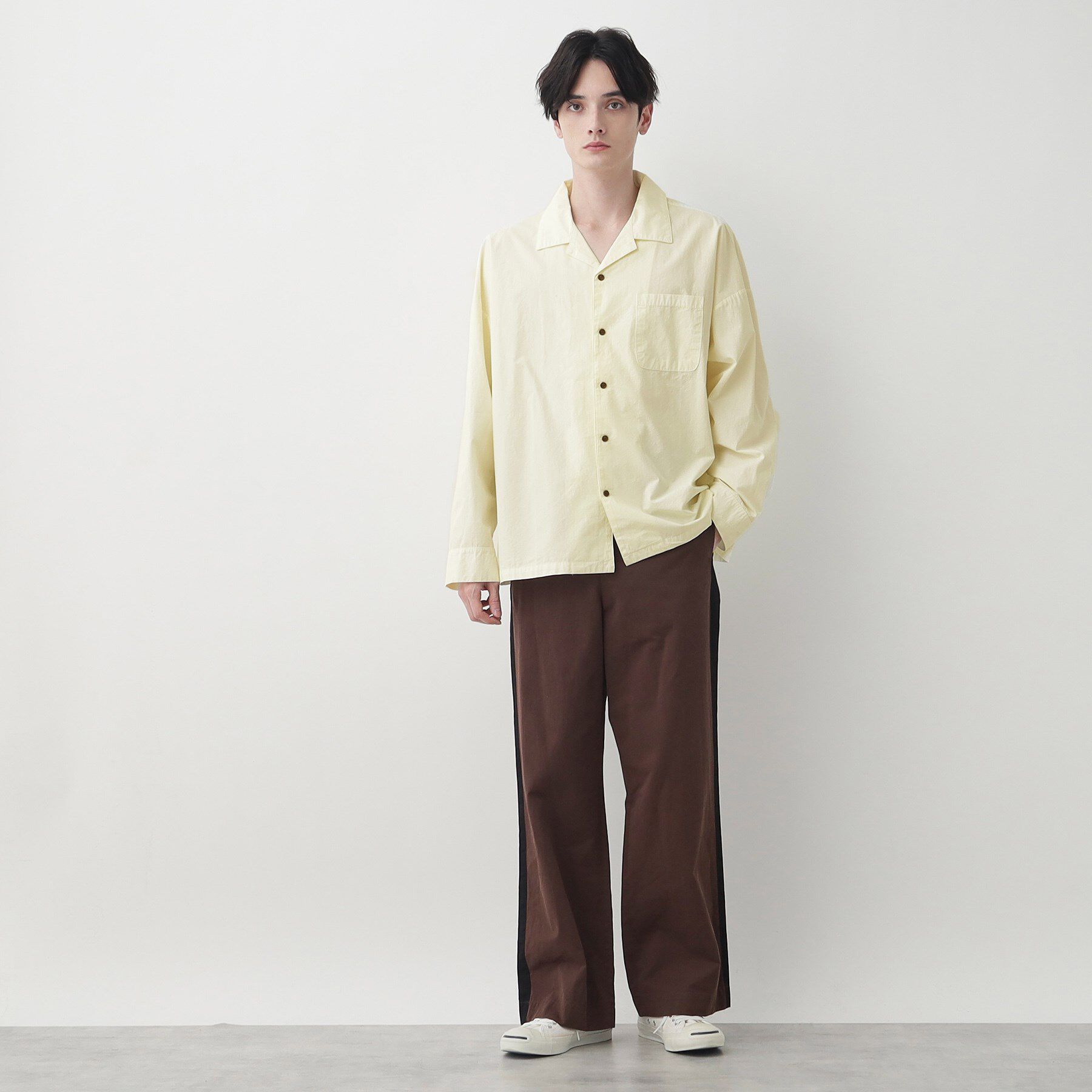 Dessin「【洗える】ピグメントコットンシャツ」|シャツ・ブラウス|