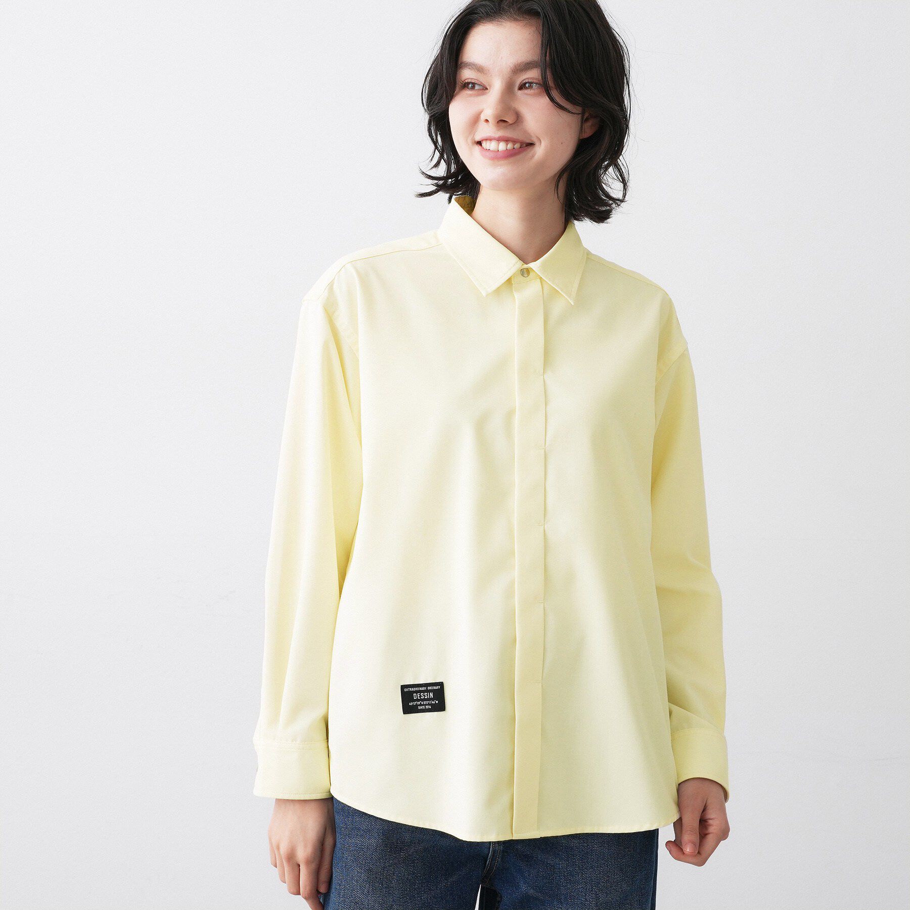 Dessin「【ユニセックス/撥水】コットンライクカラーシャツ」|シャツ・ブラウス|