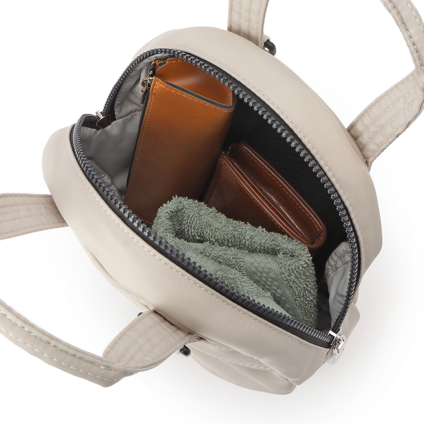 Dessin「【ユニセックス/軽量】ポリエステルラウンド型２WAYショルダーバッグ」|ショルダー・メッセンジャー|