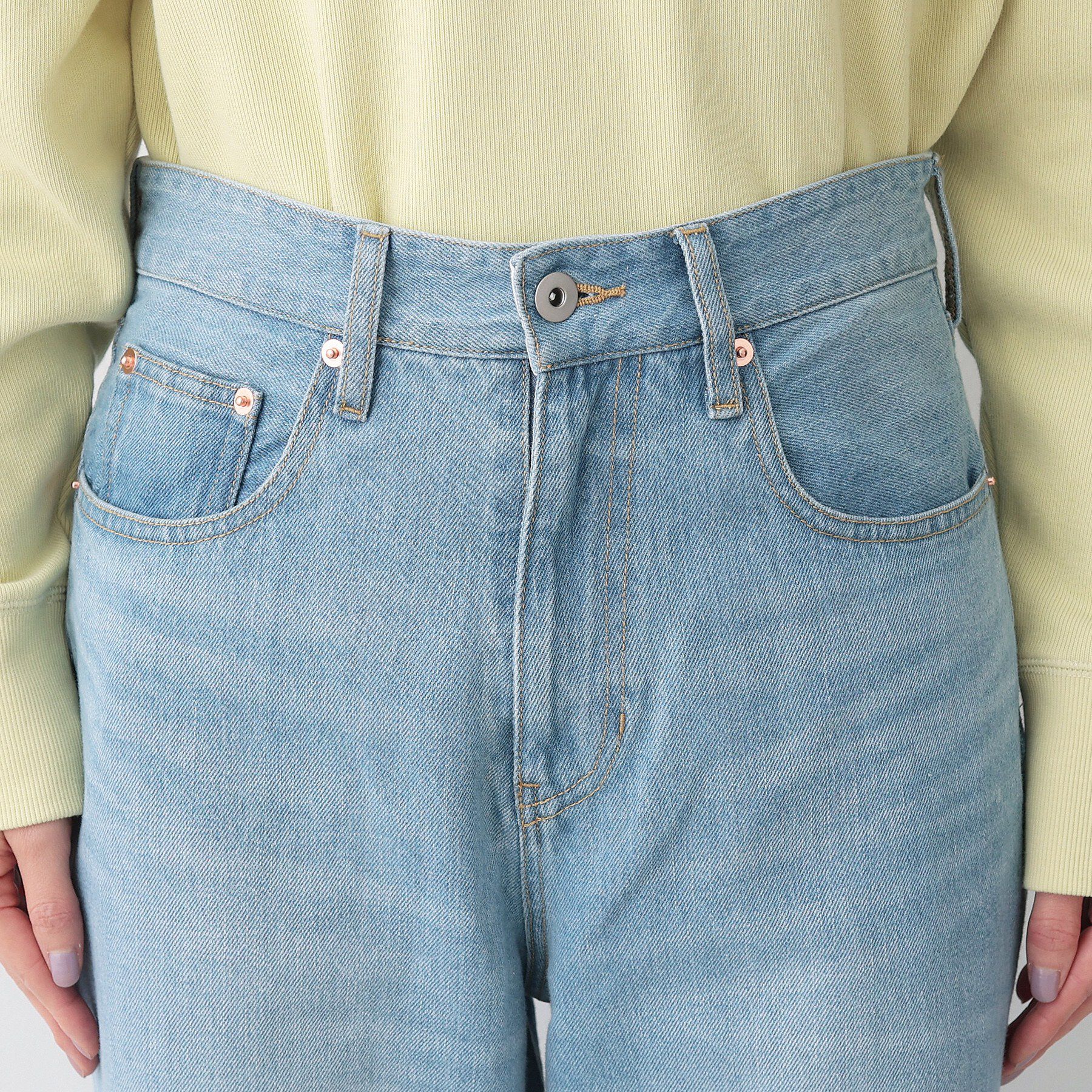 Dessin「【洗える】リラックスフレアシルエット12OZデニム」|その他|