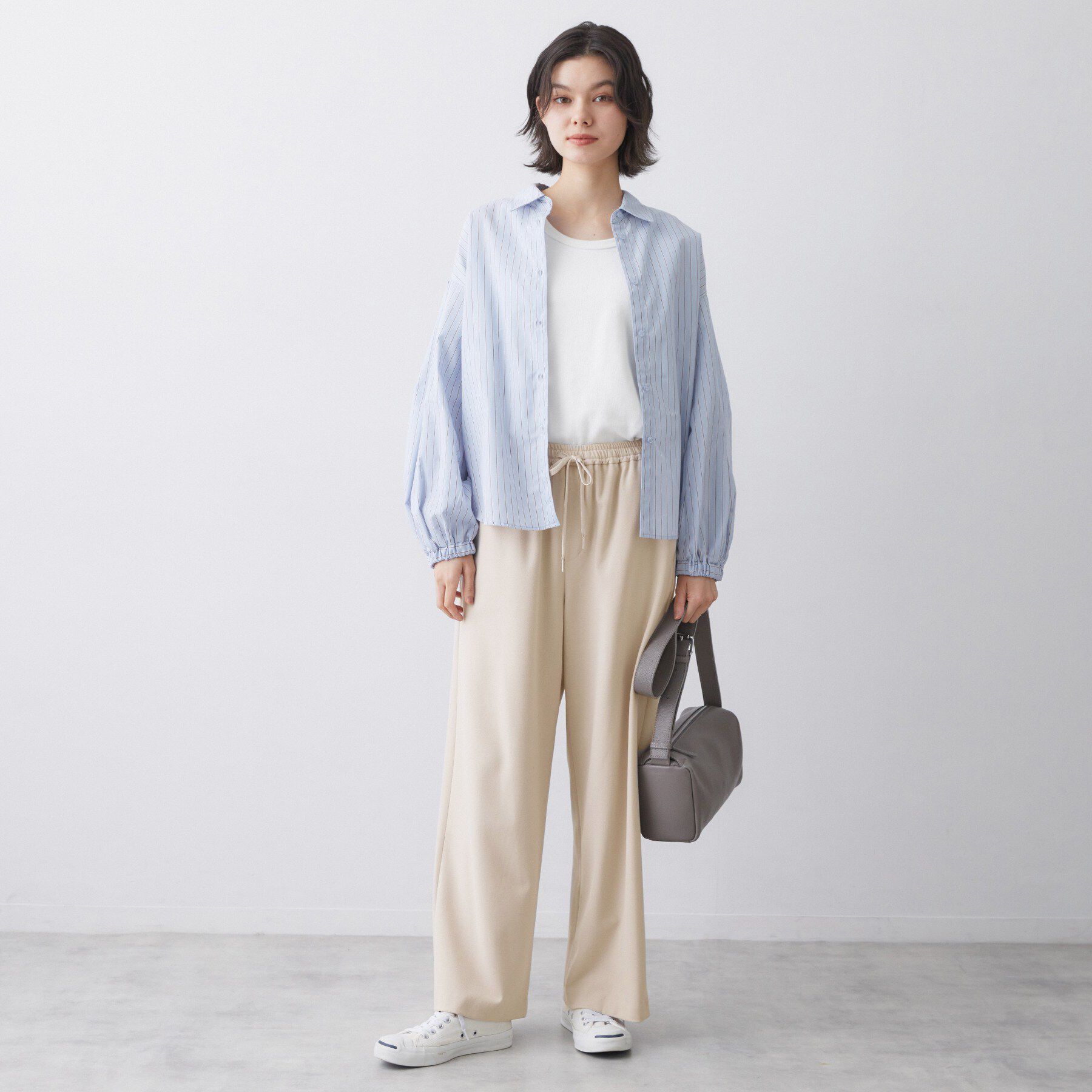 Dessin「【洗える】ストレッチツイルワイドパンツ」|その他|