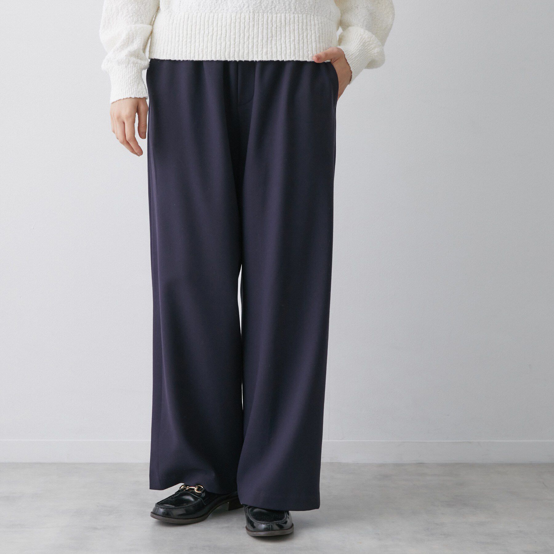 Dessin「【洗える】ストレッチツイルワイドパンツ」|その他|
